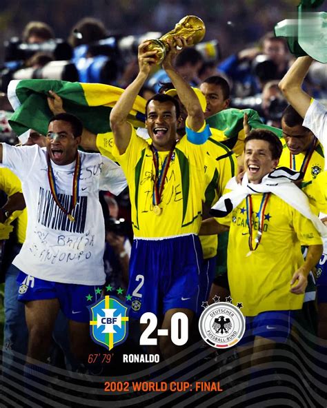 Onthisday In 2002 Brazil Won The Fifa World Cup 🇧🇷🌍🏆 2002 World Cup Fifa World Cup Brazil Vs