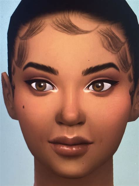 Sims 4 Edges Sims 4 Black Hair Sims Hair Sims 4 Baby Hair