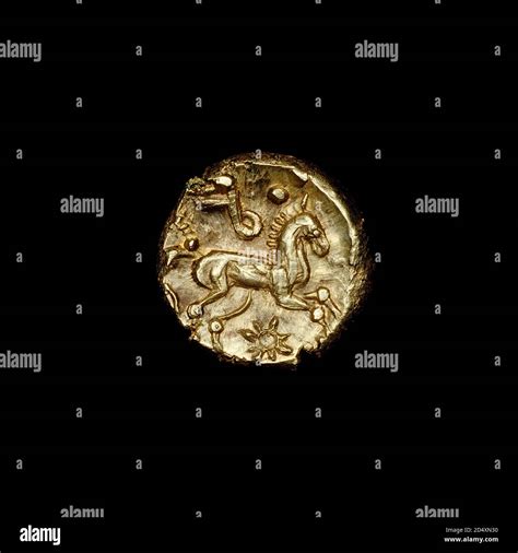 Ancient Coin From Britain Catuvellauni Tribe 40 20 Bc Stock Photo Alamy