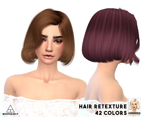 My Sims 4 Blog Alesso And Skysims Hair Retexture By Missparaply