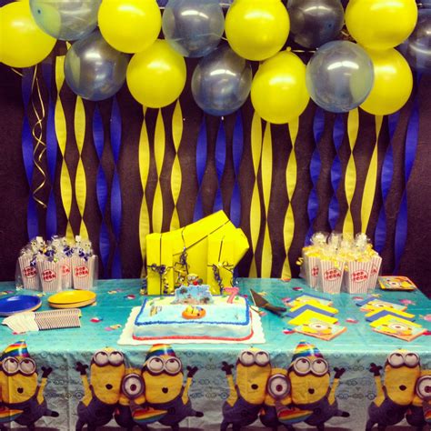 Minions Party Decorations Despicable Me Birthday Inst