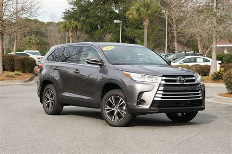 2019 highlander specs (horsepower, torque, engine size, wheelbase), mpg and pricing by trim level. New 2019 Toyota Highlander LE AWD 4D Sport Utility