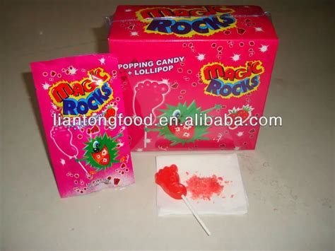 Magic Rock Pop Candy With Foot Lollipop Buy Popping With Lollipop