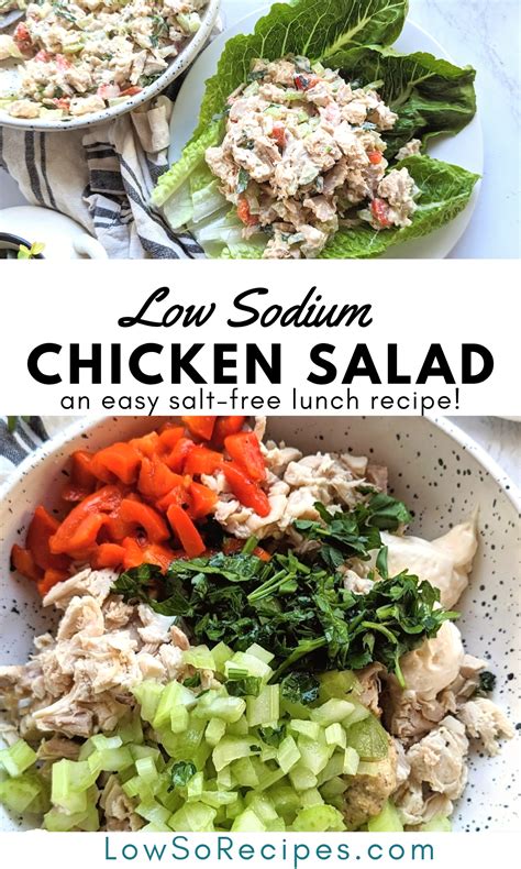 Low Sodium Chicken Salad Recipe No Salt Added