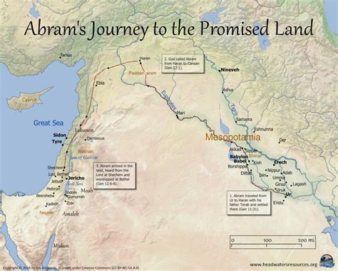 Abrams Journey To The Promised Land Genesis 11 31 12 8 Headwaters