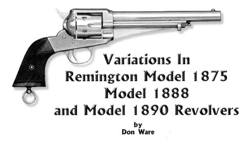 Model 18nn Revolvers Remington Society Of America
