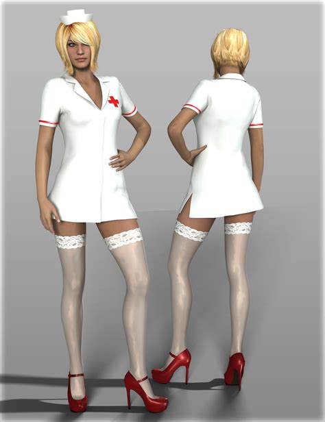 Sexy Nurse Uniform For Genesis 2 Females Daz 3d