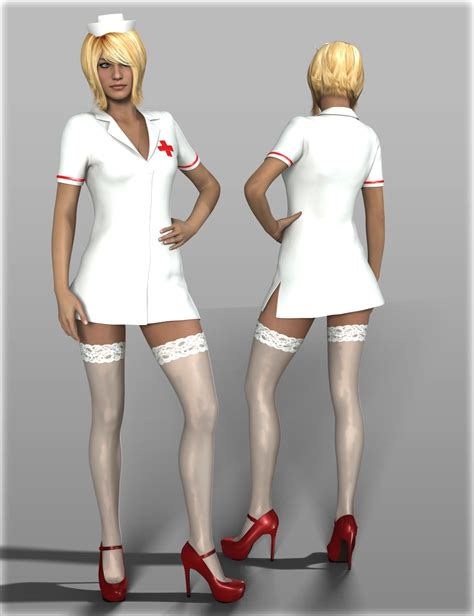 Sexy Nurse Uniform For Genesis 2 Female S Daz 3d