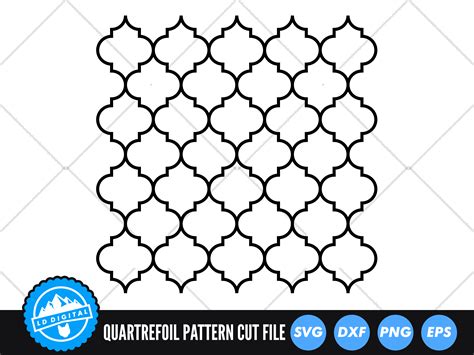 Quatrefoil Pattern Svg Afbeelding Door Lddigital · Creative Fabrica