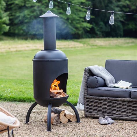 Even Once The Sun Has Set Our Sarsden Chiminea Ensures The Whole