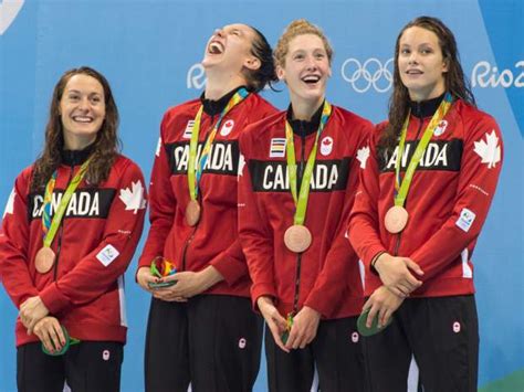 Canadas First Medal In Rio Young Swimmers Break Through To Claim