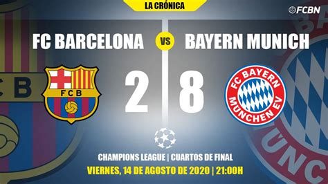 Bayern like a cat with an injured mouse now as they toy and keep possession. Bayern Vs Barcelona 8-2 / Lionel Messi S Heaviest Defeats ...