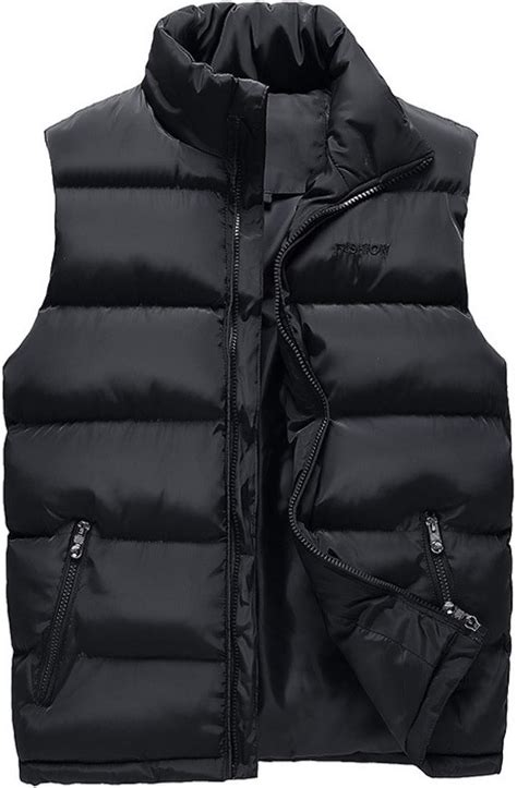 Men S Puffer Vest Ultralight Full Zip Vest Mens Sleeveless Padded Jacket Uk Clothing
