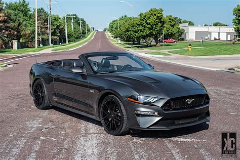 Ford Mustang Gt Convertible S550 Grey Niche Misano M117 Wheel Front