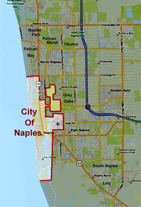 City Of Naples Map Zarla Kathryne