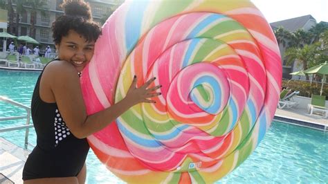 The Biggest Lollipop Pool Float Ever Youtube