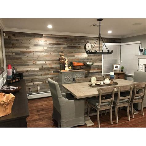 3 Reclaimed Barnwood Peel And Stick Wall Paneling In Mixed Graybrown
