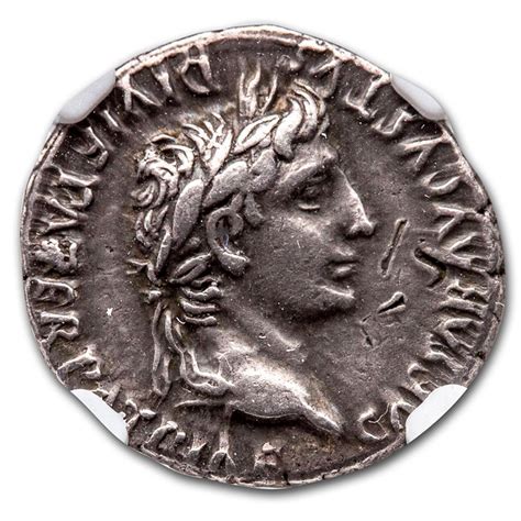 Buy Roman Ar Denarius Emperor Augustus 27 Bc 14 Ad Xf Ngc Rici207