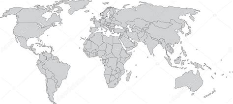 World Map — Stock Vector © Airdone 34970347