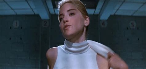 Sharon stone basic instinct an annoying film. Basic Instinct_Sharon Stone_white dress removing jacket.bmp in 2020 | Famous movies, Basic ...