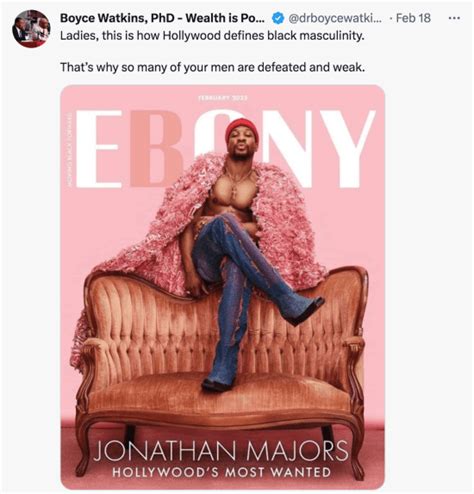Jonathan Majors Ebony Mag Cover Sparks Controversy After Viral Tweet