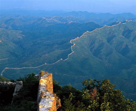 Wallpaper Great Wall Of China Aerial View Travel Around The World
