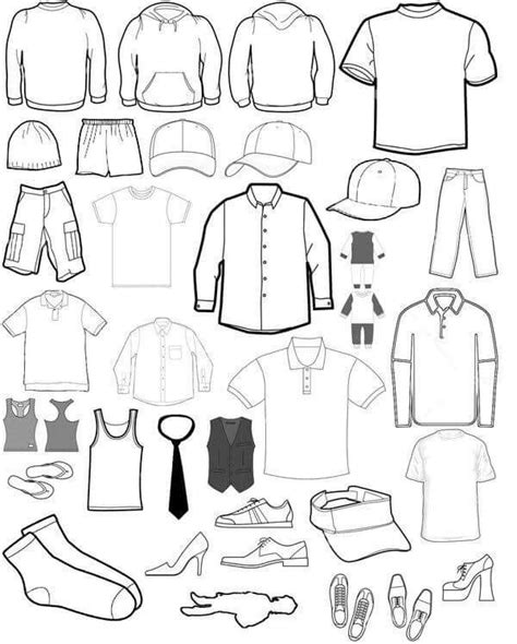 Pin By Kai On Art Clothing Templates Vector Clothes Image Clothes