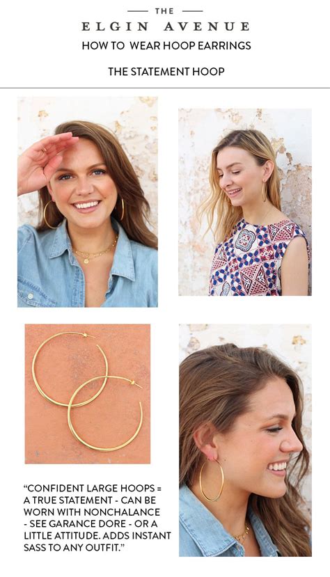 A Definitive Guide To Wearing Hoop Earrings Hoop Earrings Style How