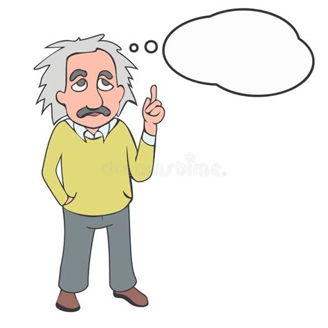 Einstein Cartoon Stock Vector Illustration Of Lecture 8584365