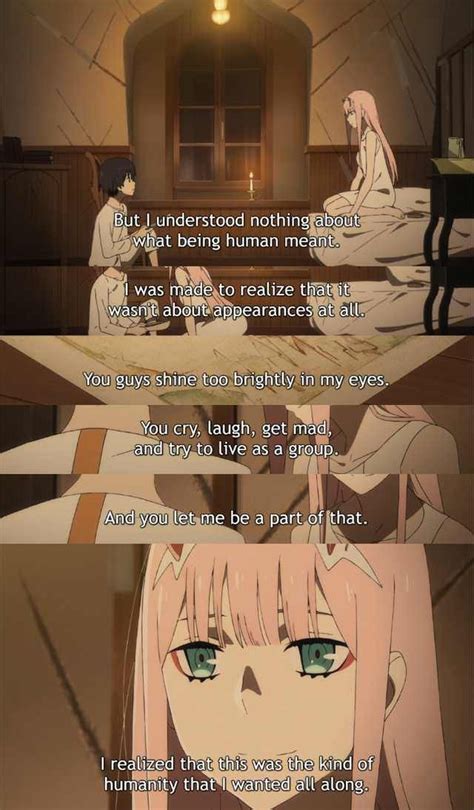 Zero Two Learns What It Means To Be Human Naruto Funny Zero Two