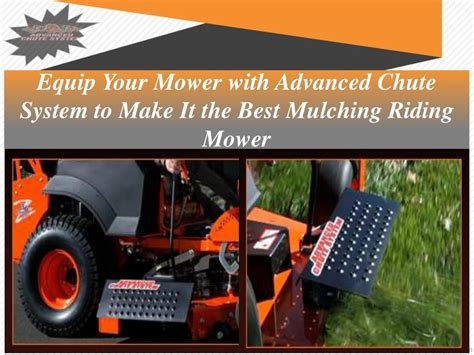Ppt Equip Your Mower With Advanced Chute System To Make It The Best