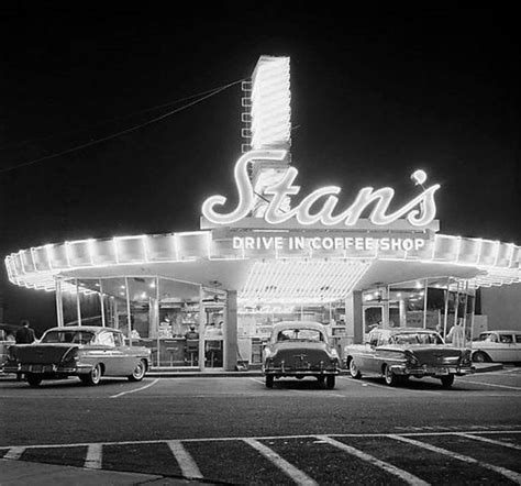 Stans Drive In Coffee Shop Sunset And Highland Los Angeles 1958
