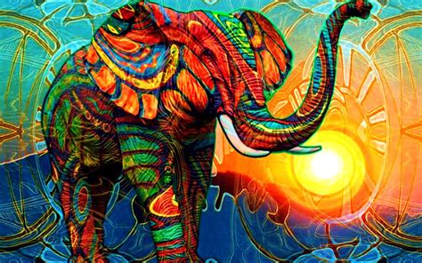 Elephant Art Wallpaper 68 Images
