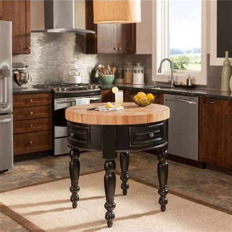 Check spelling or type a new query. Creative Round Butcher Block Kitchen Island | Round ...