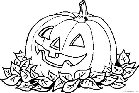 Pumpkin Carving Coloring Pages Coloring4free