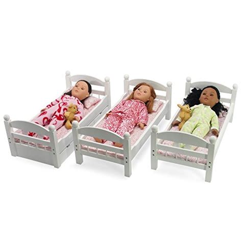 Emily Rose 18 Inch Doll Furniture 3 Single Stackable 18 Inch Doll