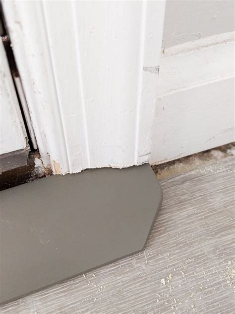 How To Create A Cheap Exterior Door Threshold For Vinyl Flooring