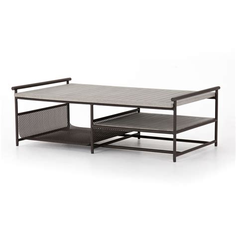 Ledger Outdoor Coffee Table By Four Hands Furnitureland South The