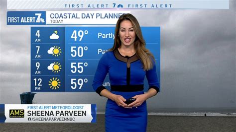 San Diego Weather Today Sheena Parveens Morning Forecast For