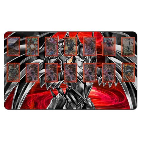 Red Eyes Darkness Metal Dragon Yugioh Playmatboard Games The Play Mat Padygo Card Games