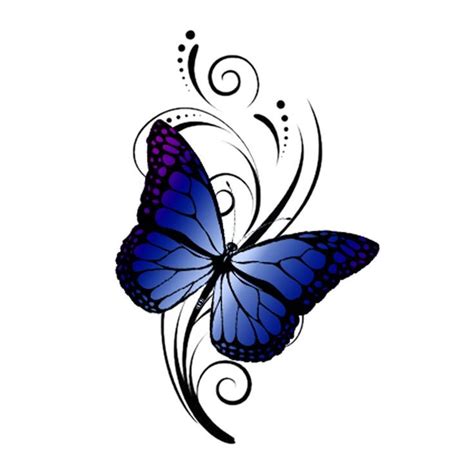 Colorful Butterfly Tattoo Quilling Butterfly Butterfly Tattoos For