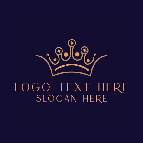 Elegant Crown Tiara Logo Brandcrowd Logo Maker