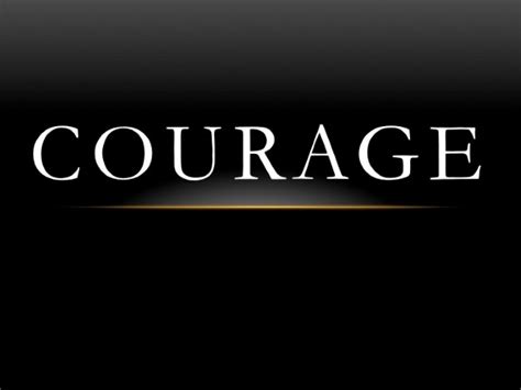 Courage Word