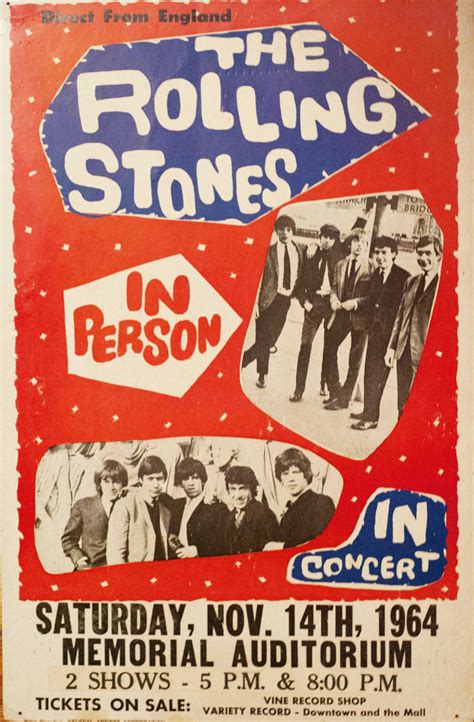 Fifty Years Of Rolling Stones Tour Posters Flashbak