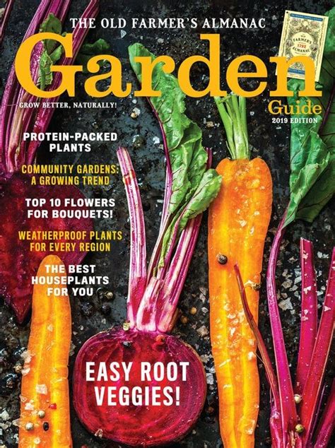 The 2019 Old Farmers Almanac Garden Guide Garden Guide Old Farmers