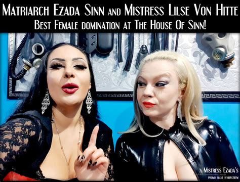 Horstie Fm House Of Sinn Slave On Twitter Mistress Ezada VonHitte Best Female Domination