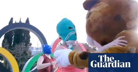 Pussy Riot Members Perform New Song After Detention By Sochi Police Pussy Riot The Guardian