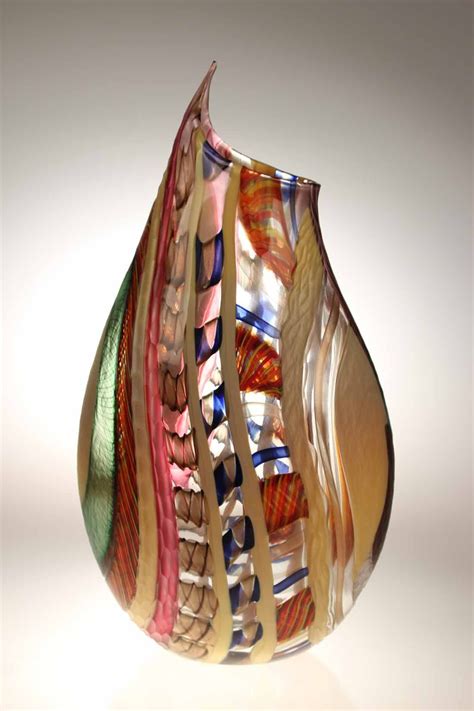 Murano Glass Studio Vase Lodario 7 Murano Glass Vase Glass Art