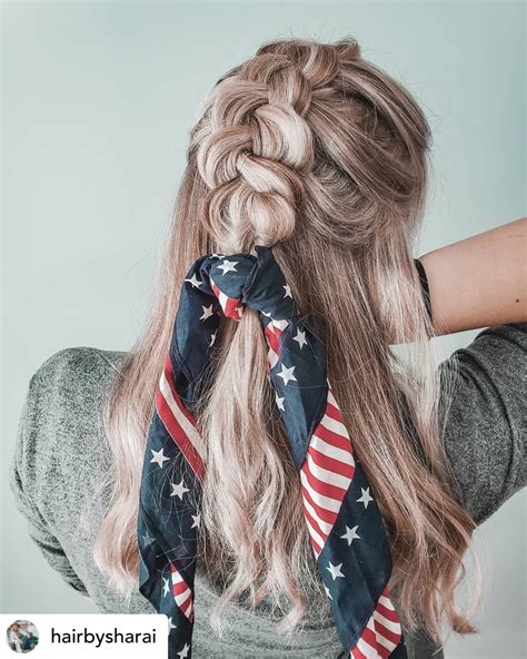 21 Creative Fourth Of July Hairstyles To Help Get You In The Mood