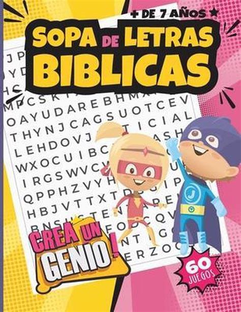 Sopas De Letras Cristianas Para Niños Y Preadolescentes Edición Español